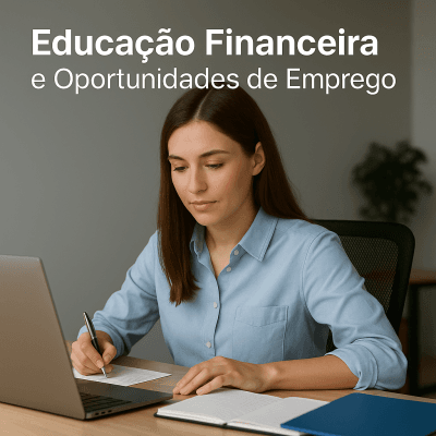Ilustração sobre educação financeira e organização do orçamento pessoal
